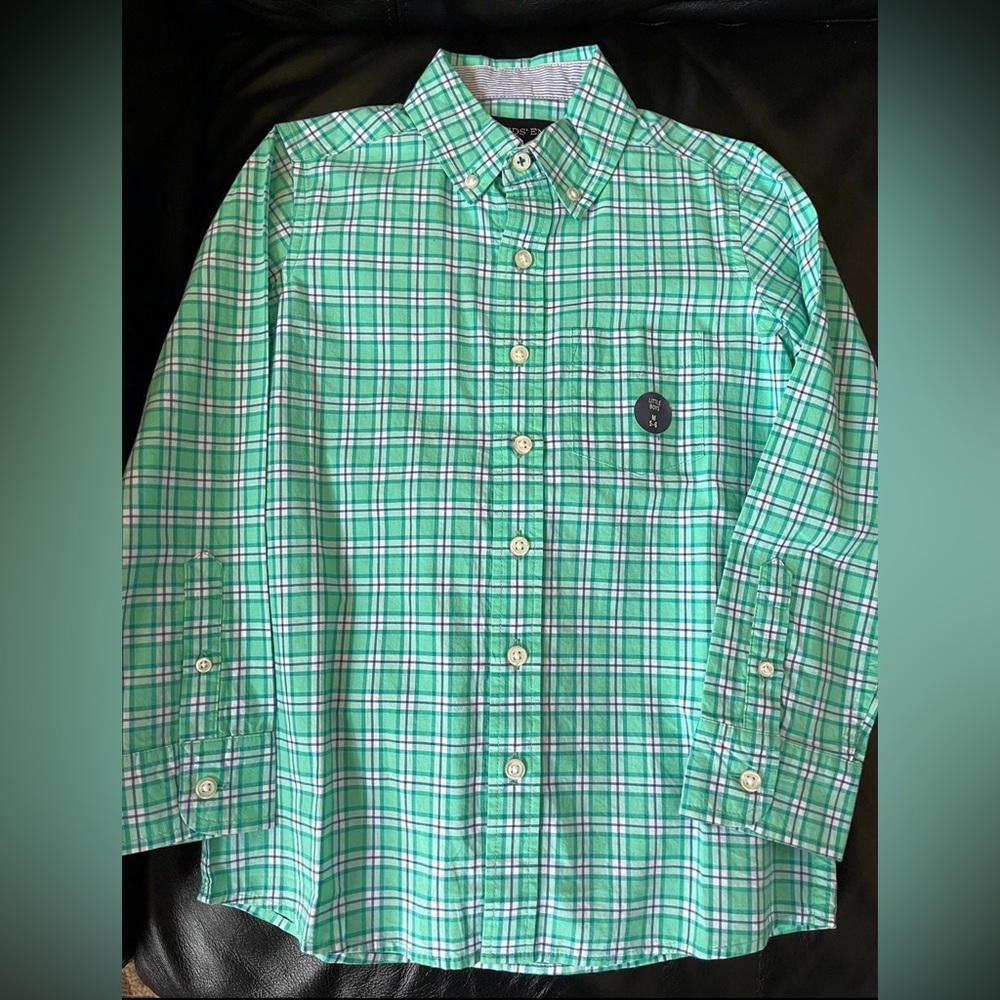Lands End boys dress shirt size 5